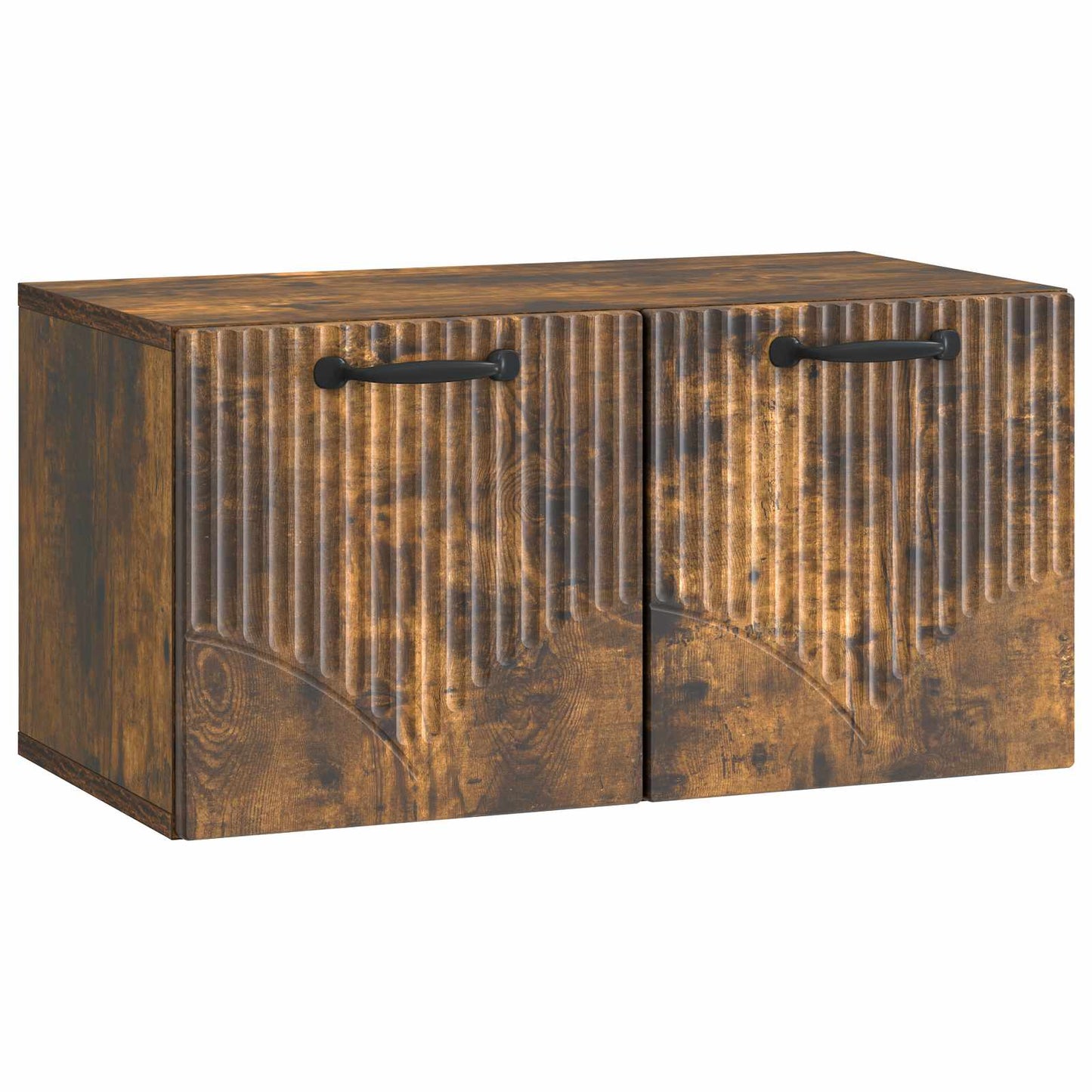Mobile Porta TV da Muro Rovere Fumo 59,5 x 31 x 30 cm