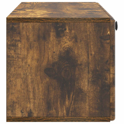 Mobile Porta TV da Muro Rovere Fumo 59,5 x 31 x 30 cm