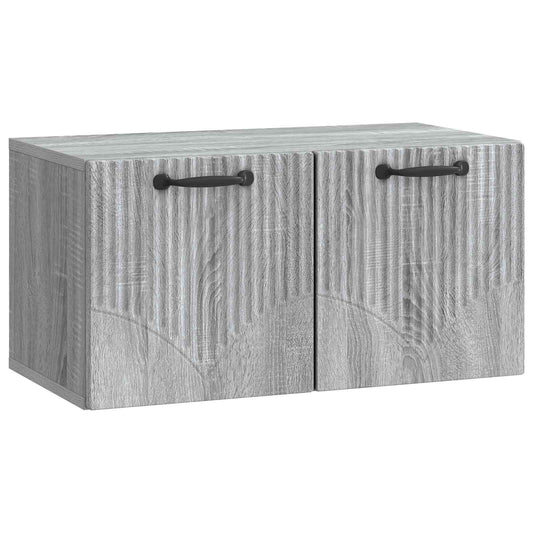 Mobile Porta TV da Muro Grigio Sonoma 59,5 x 31 x 30 cm