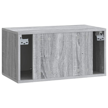 Mobile Porta TV da Muro Grigio Sonoma 59,5 x 31 x 30 cm