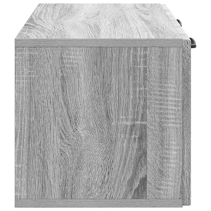 Mobile Porta TV da Muro Grigio Sonoma 59,5 x 31 x 30 cm