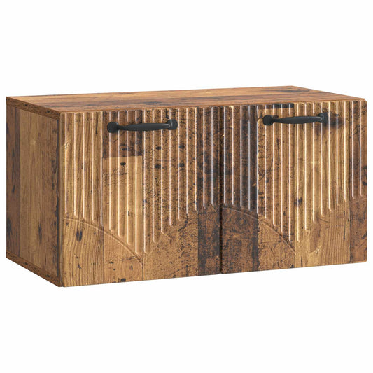 Mobile Porta TV da Muro Legno antico 59,5 x 31 x 30 cm