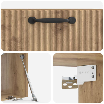 Mobile Porta TV da Muro 59,5 x 31 x 30 cm Rovere Artigianale