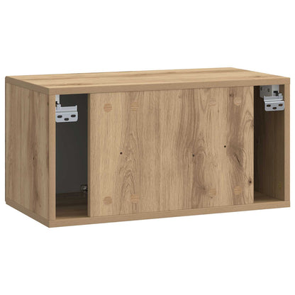 Mobile Porta TV da Muro Rovere Artigianale 59,5 x 31 x 30 cm | homemem39