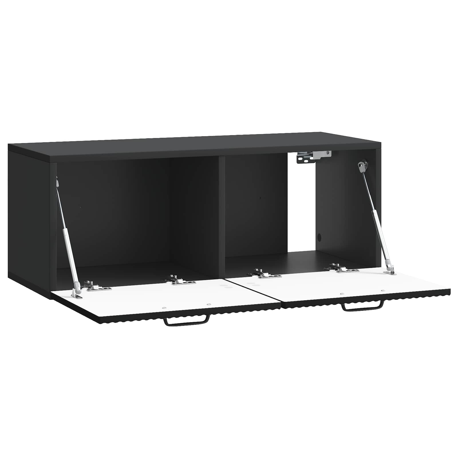 Mobile Porta TV da Muro Nero 78,5 x 31 x 30 cm | homemem39
