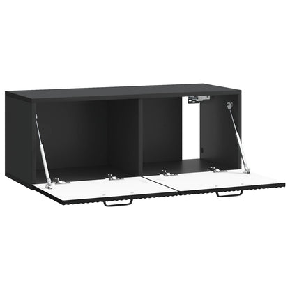 Mobile Porta TV da Muro Nero 78,5 x 31 x 30 cm