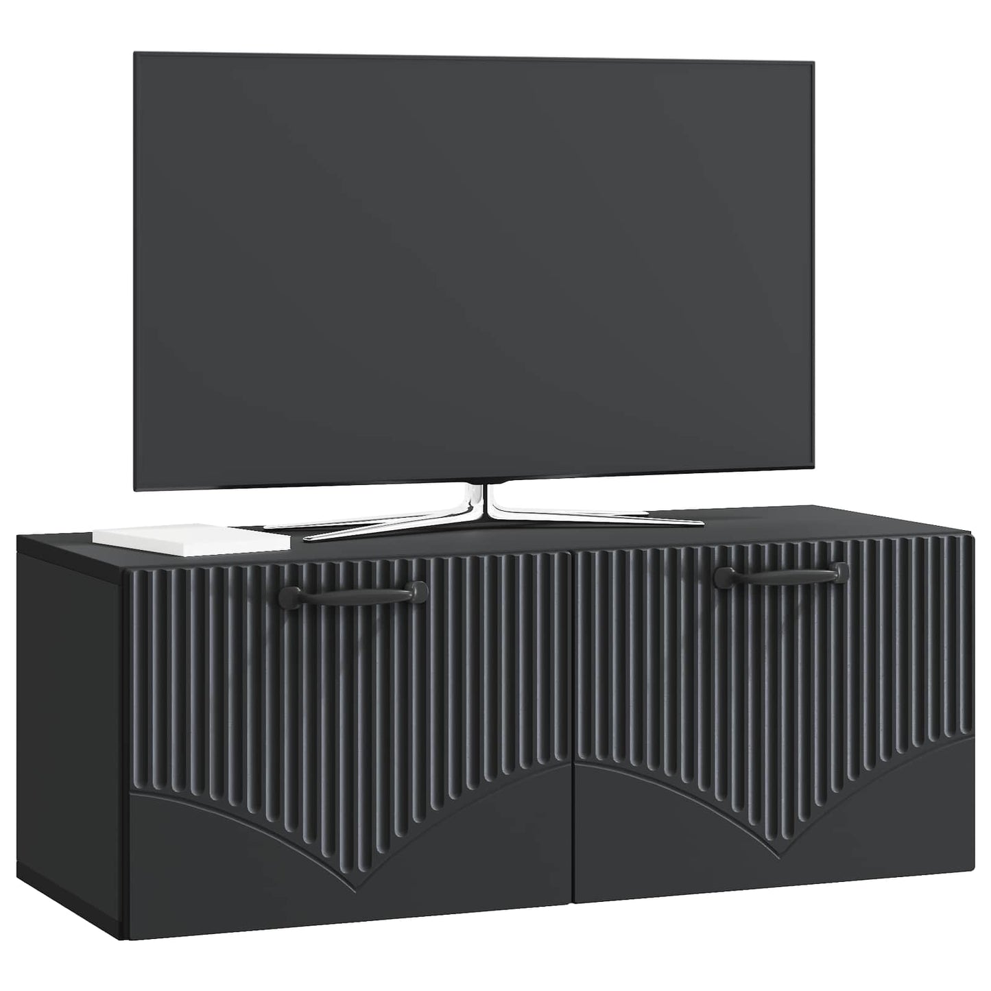 Mobile Porta TV da Muro Nero 78,5 x 31 x 30 cm | homemem39