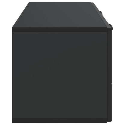 Mobile Porta TV da Muro Nero 78,5 x 31 x 30 cm