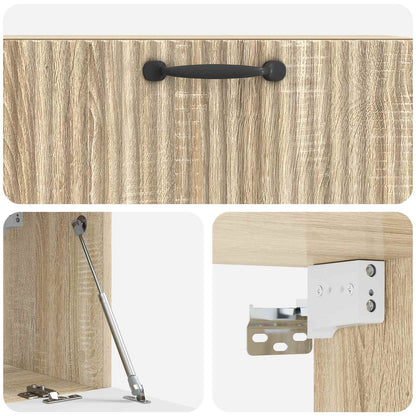 Mobile Porta TV da Muro Rovere Sonoma 78,5 x 31 x 30 cm
