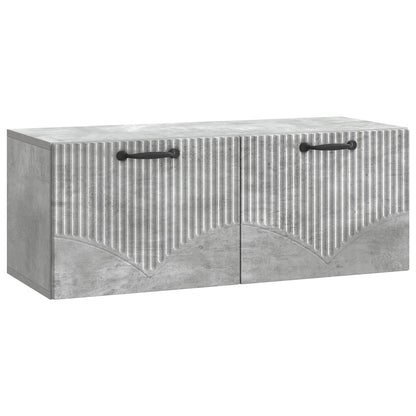 Mobile Porta TV da Muro Grigio Cemento 78,5 x 31 x 30 cm