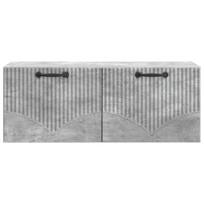 Mobile Porta TV da Muro Grigio Cemento 78,5 x 31 x 30 cm | homemem39