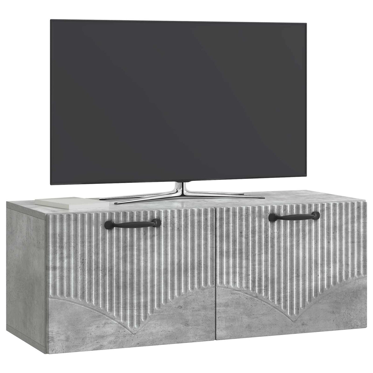 Mobile Porta TV da Muro Grigio Cemento 78,5 x 31 x 30 cm
