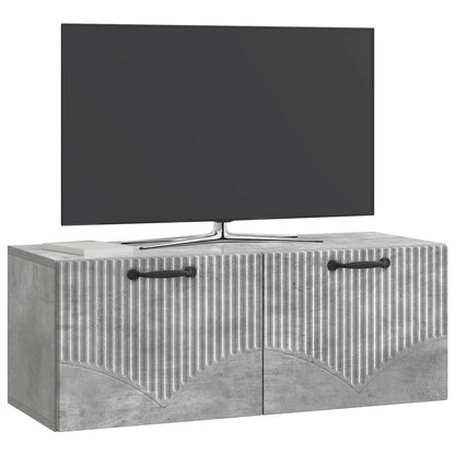 Mobile Porta TV da Muro Grigio Cemento 78,5 x 31 x 30 cm