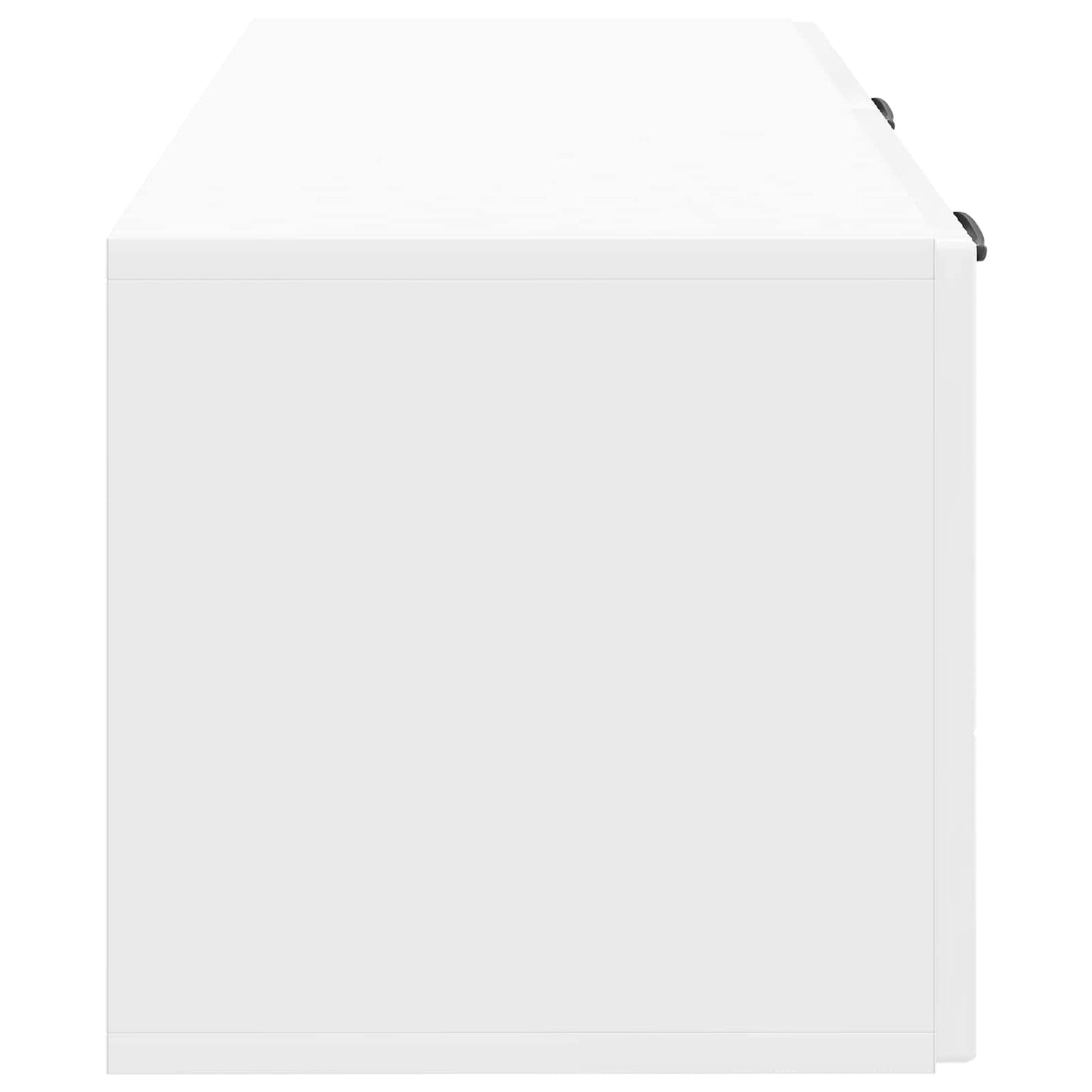 Mobile Porta TV da Muro Bianco Lucido 78,5 x 31 x 30 cm | homemem39