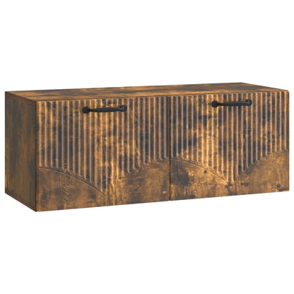 Mobile Porta TV da Muro Rovere Fumo 78,5 x 31 x 30 cm | homemem39