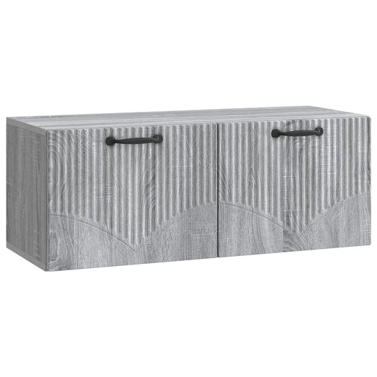 Mobile Porta TV da Muro Grigio Sonoma 78,5 x 31 x 30 cm
