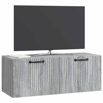 Mobile Porta TV da Muro Grigio Sonoma 78,5 x 31 x 30 cm | homemem39