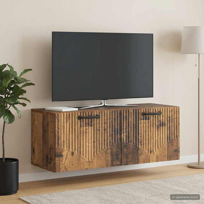 Mobile Porta TV da Muro Legno antico 78,5 x 31 x 30 cm