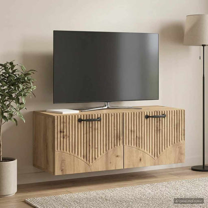 Mobile Porta TV da Muro Rovere Artigianale 78,5 x 31 x 30 cm