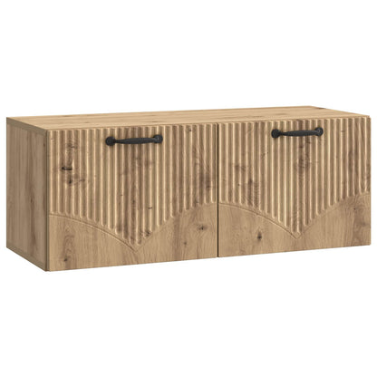 Mobile Porta TV da Muro Rovere Artigianale 78,5 x 31 x 30 cm