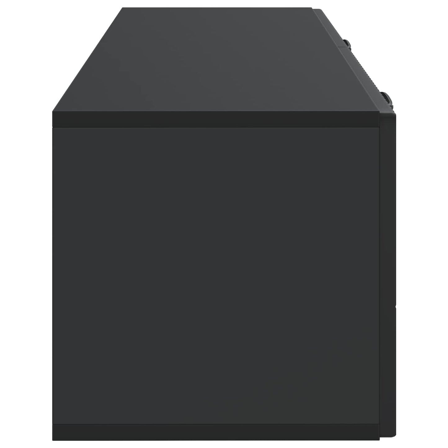 Mobile Porta TV da Muro Montaggio a parete Nero 98 x 31 x 30 cm | homemem39