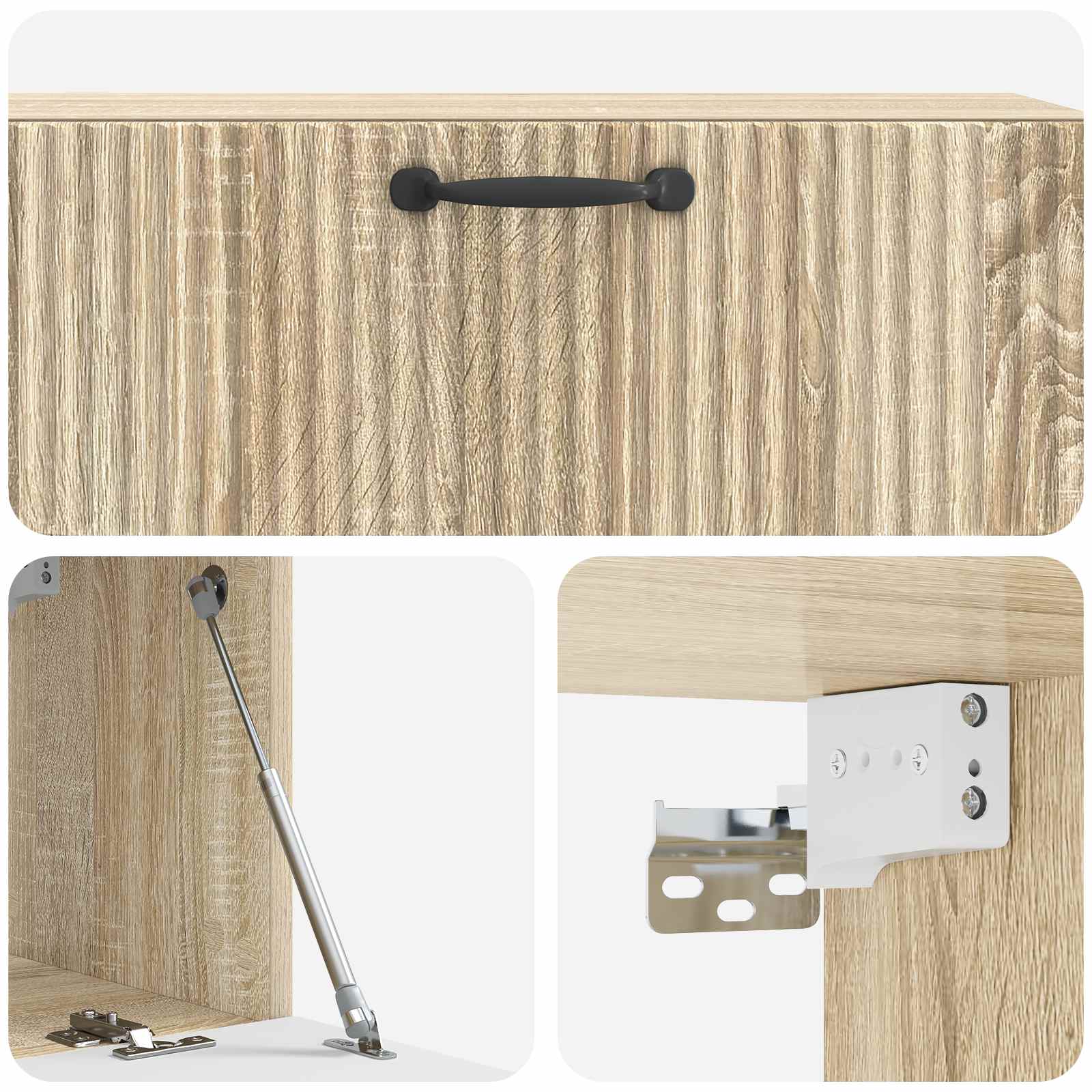 Mobile Porta TV da Muro Rovere Sonoma 98 x 31 x 30 cm | homemem39