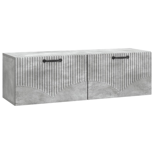 Mobile Porta TV da Muro Grigio Cemento 98 x 31 x 30 cm