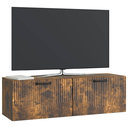 Mobile Porta TV da Muro Rovere Fumo 98 x 31 x 30 cm | homemem39
