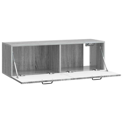 Mobile Porta TV da Muro Grigio Sonoma 98 x 31 x 30 cm