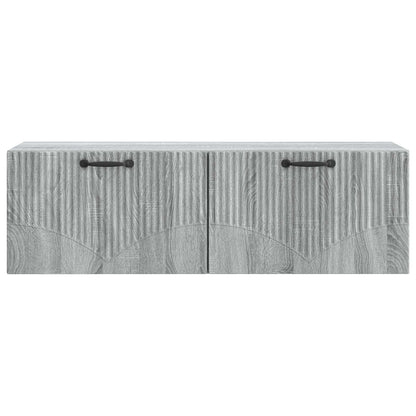 Mobile Porta TV da Muro Grigio Sonoma 98 x 31 x 30 cm