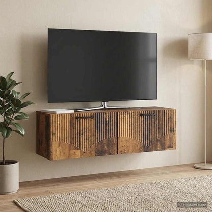 Mobile Porta TV da Muro Legno antico 98 x 31 x 30 cm