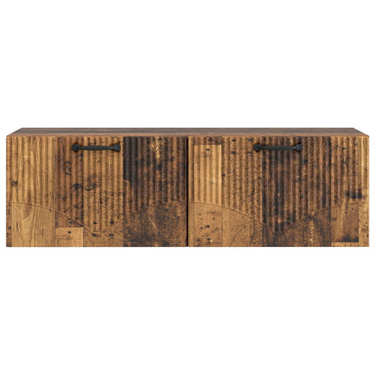 Mobile Porta TV da Muro Legno antico 98 x 31 x 30 cm