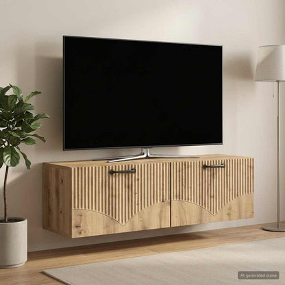 Mobile Porta TV da Muro Rovere Artigianale 98 x 31 x 30 cm