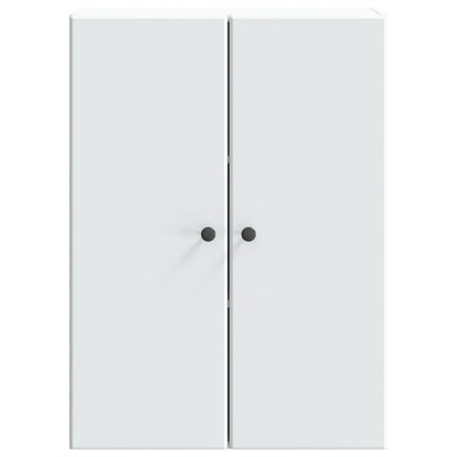 Mobiletto a muro Bianco 66 x 34,5 x 90 cm Legno ingegnerizzato | homemem39