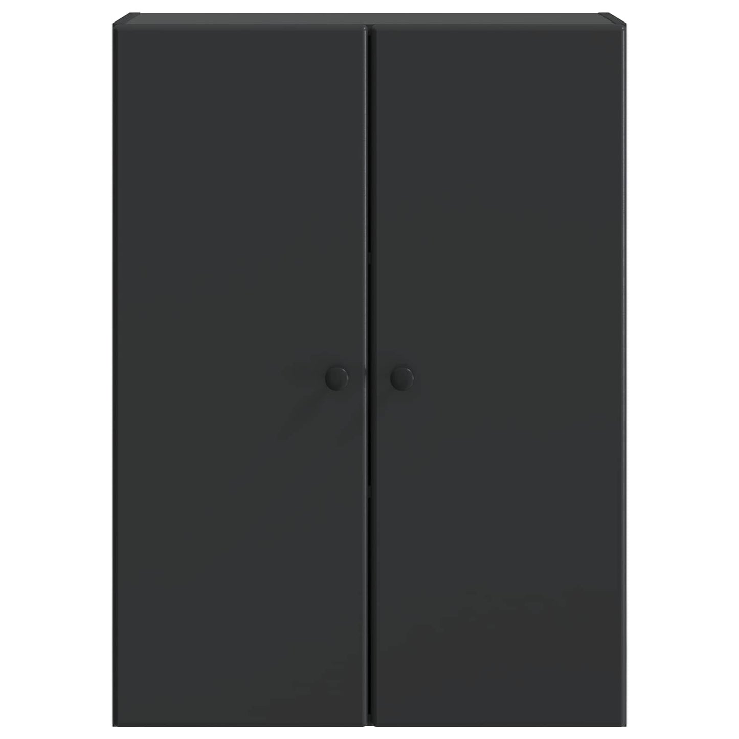 Mobiletto a muro Nero 66 x 34,5 x 90 cm Legno ingegnerizzato | homemem39