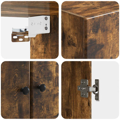 Mobiletto a muro Rovere Fumo 66 x 34,5 x 90 cm | homemem39