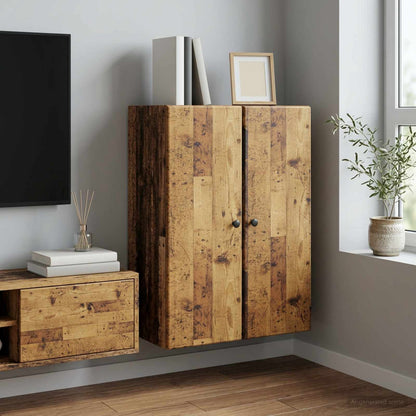 Mobiletto a muro Legno antico 66 x 34,5 x 90 cm | homemem39