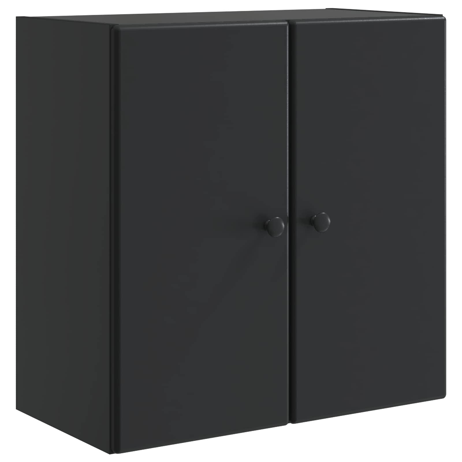 Mobiletto a muro Nero 59 x 31 x 60 cm Legno ingegnerizzato | homemem39