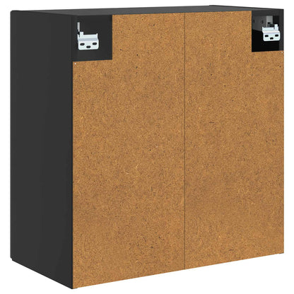 Mobiletto a muro Nero 59 x 31 x 60 cm Legno ingegnerizzato | homemem39