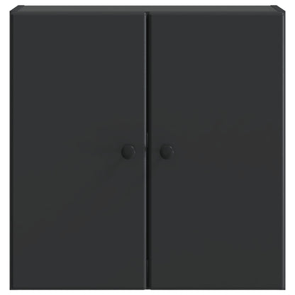 Mobiletto a muro Nero 59 x 31 x 60 cm Legno ingegnerizzato | homemem39