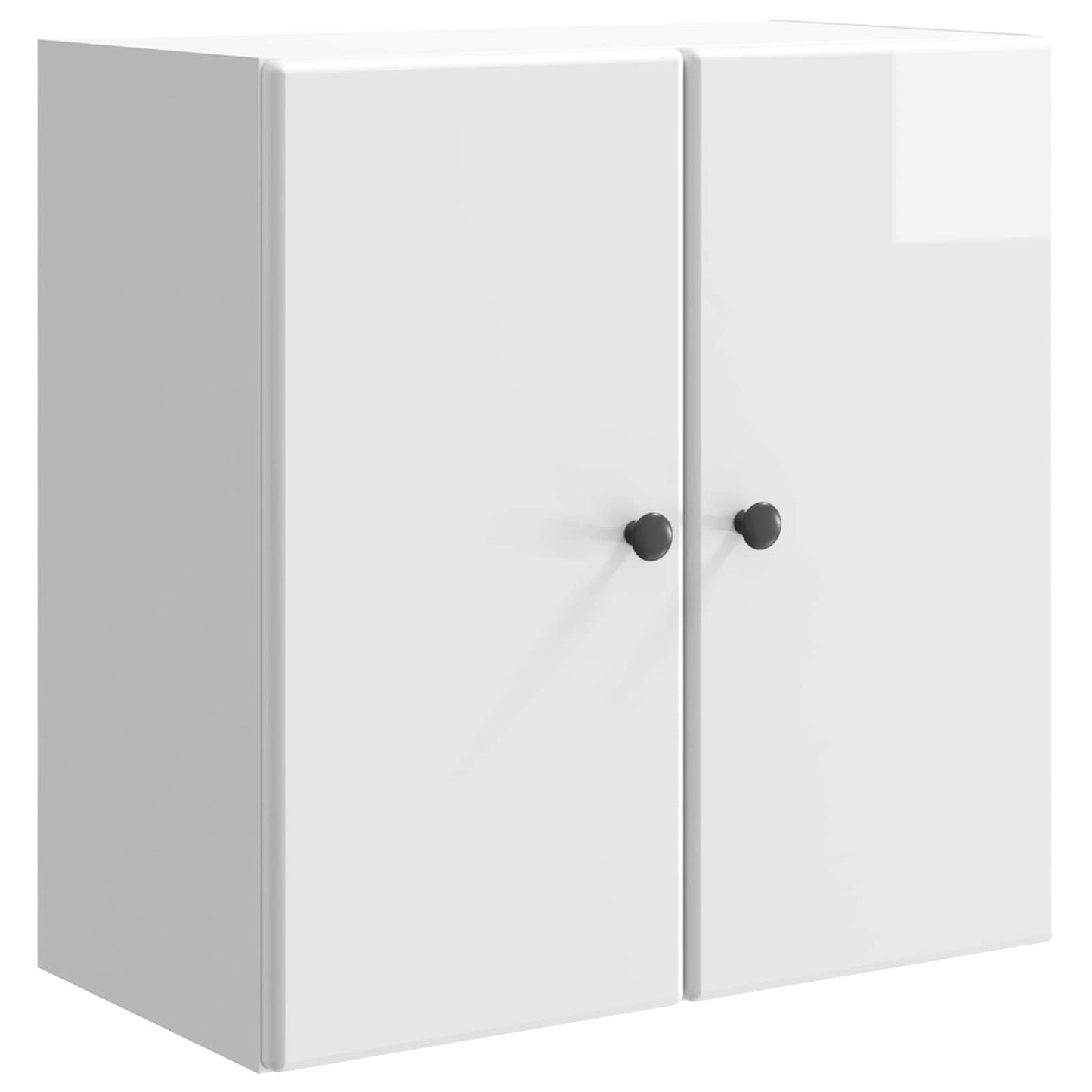 Mobiletto a muro Bianco Lucido 59 x 31 x 60 cm | homemem39