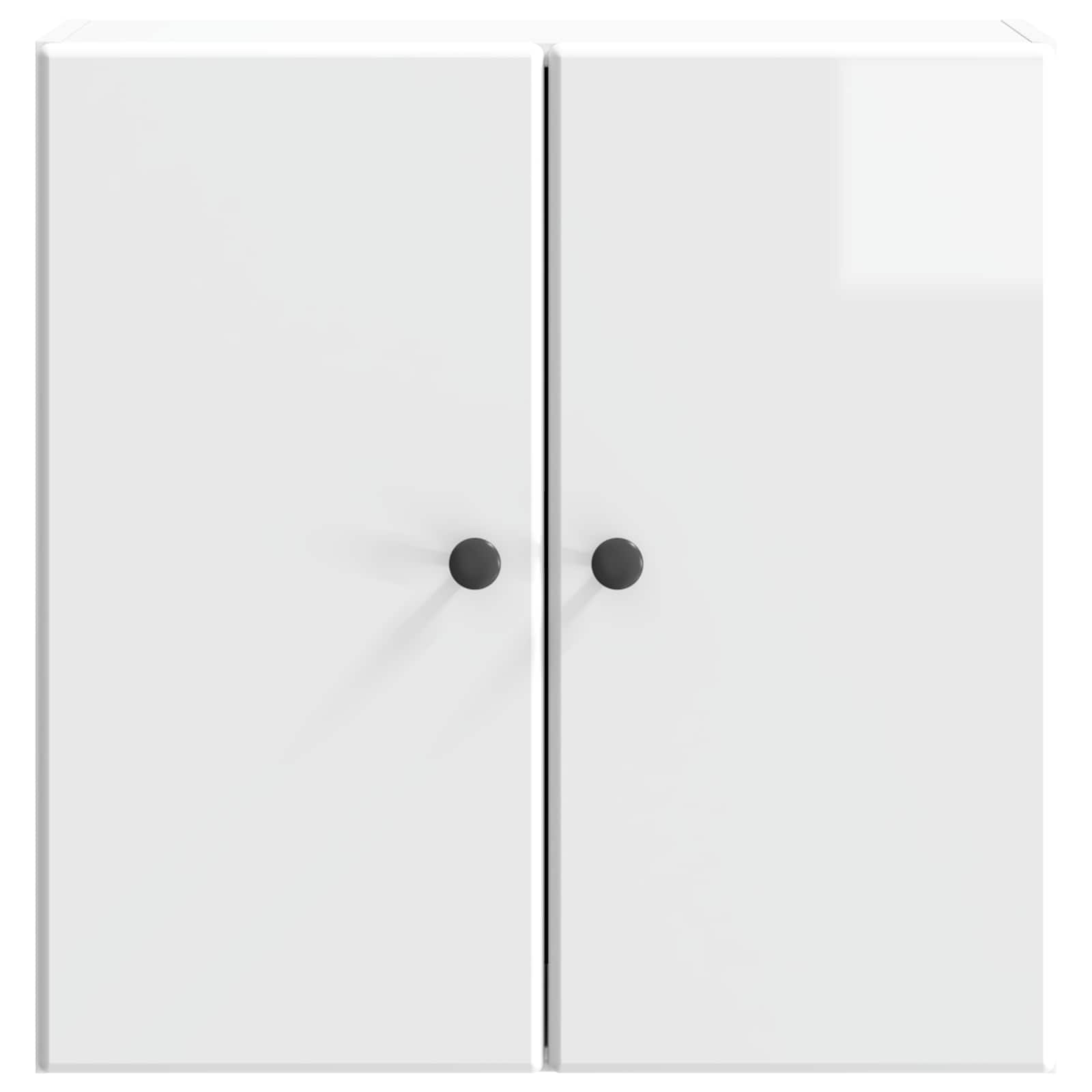 Mobiletto a muro Bianco Lucido 59 x 31 x 60 cm | homemem39