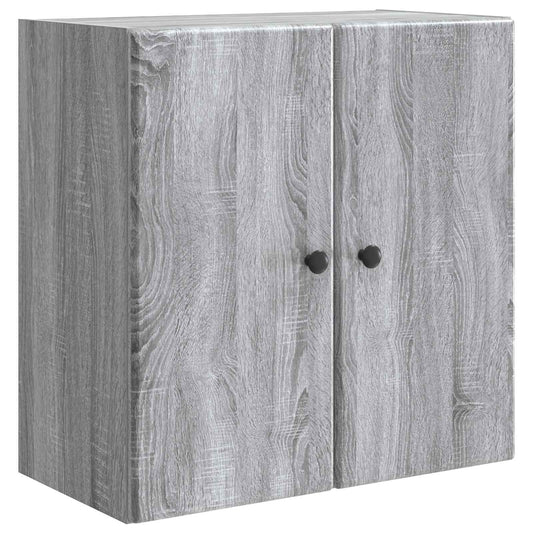 Mobiletto a muro Sonoma grigio 59 x 31 x 60 cm | homemem39