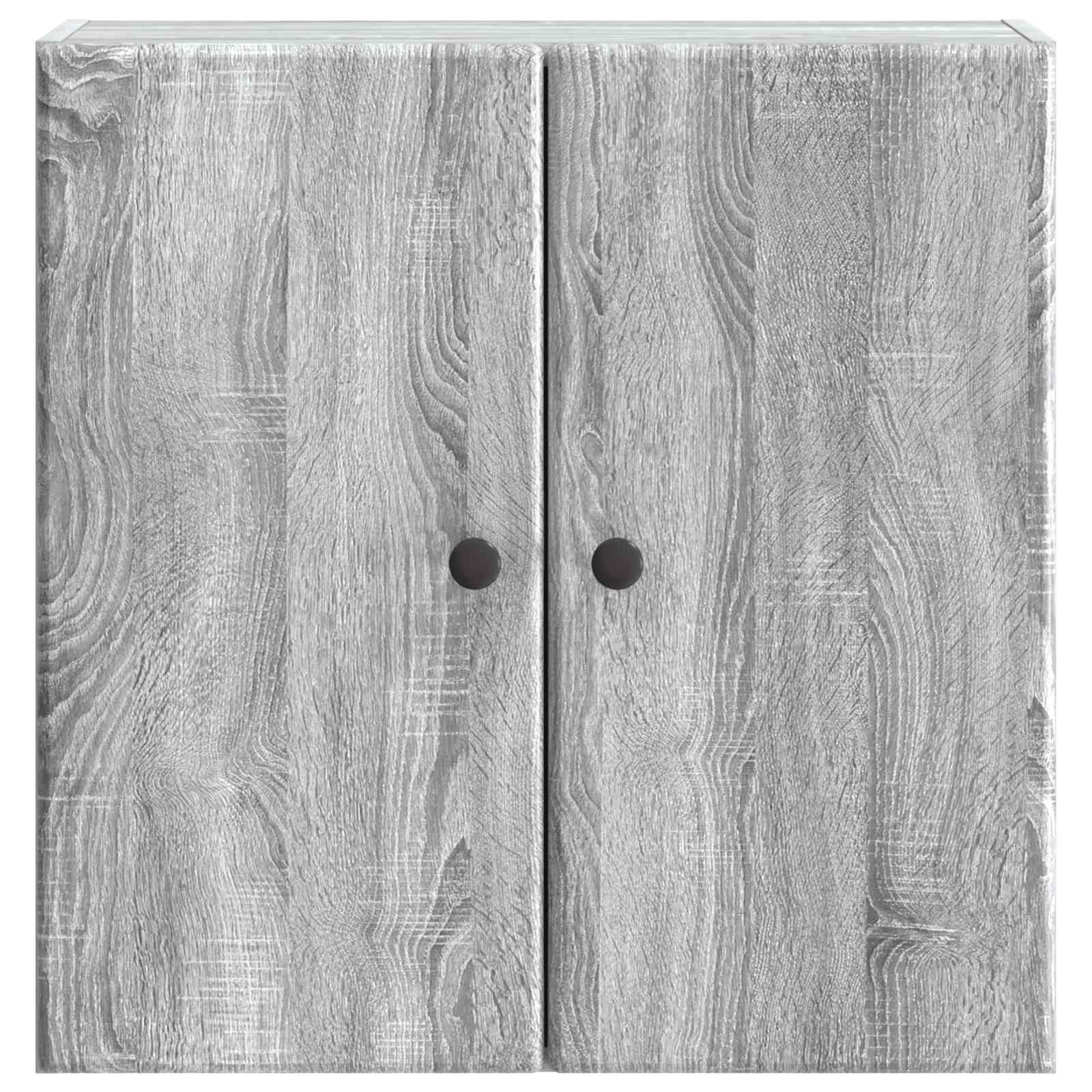 Mobiletto a muro Sonoma grigio 59 x 31 x 60 cm | homemem39