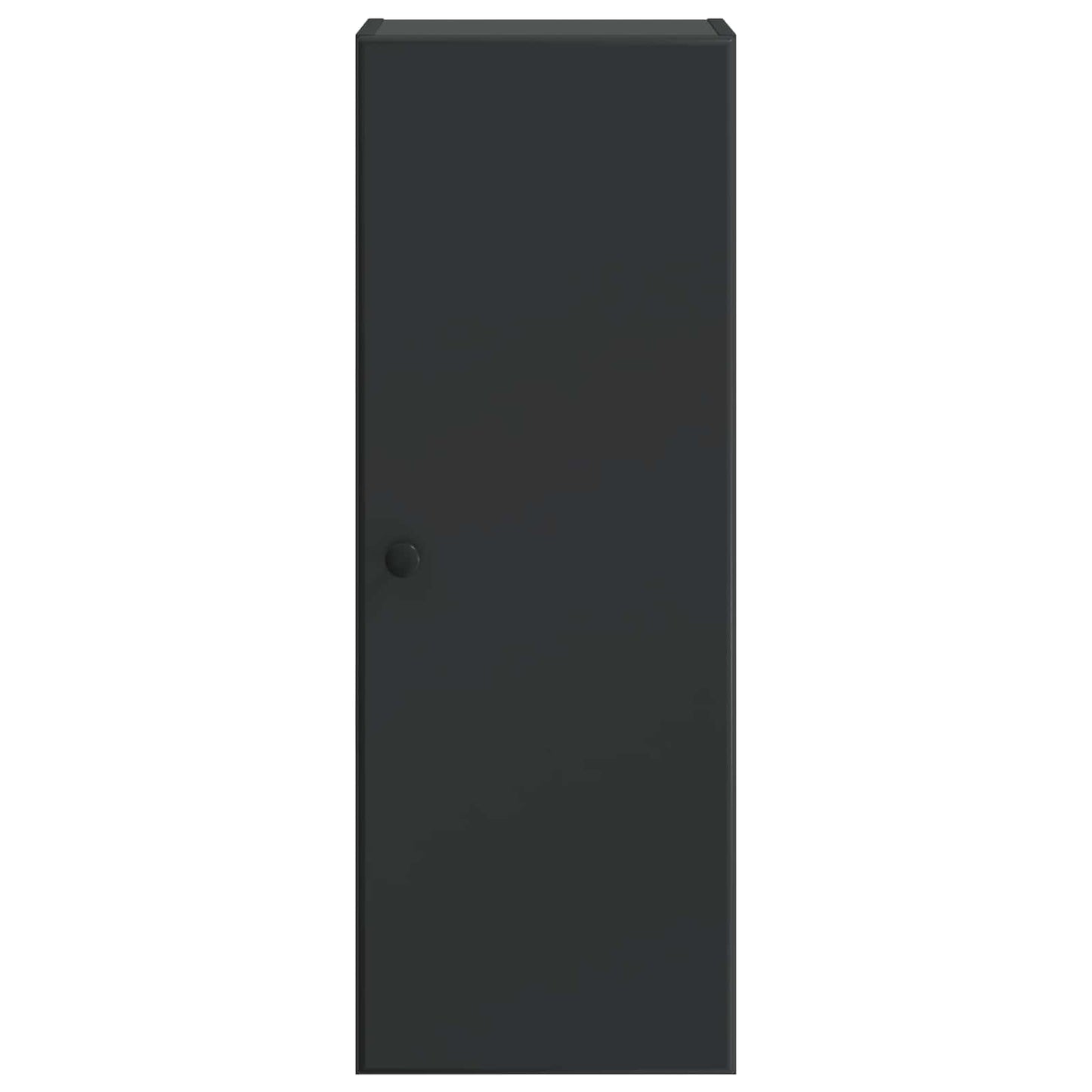 Mobiletto a muro Nero 33 x 34,5 x 90 cm Legno ingegnerizzato | homemem39