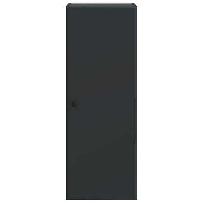 Mobiletto a muro Nero 33 x 34,5 x 90 cm Legno ingegnerizzato | homemem39