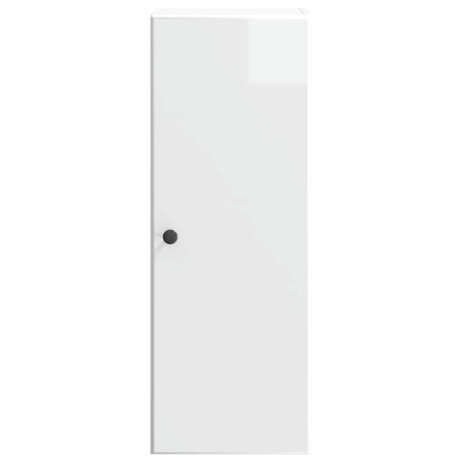 Mobiletto a muro Bianco Lucido 33 x 34,5 x 90 cm | homemem39