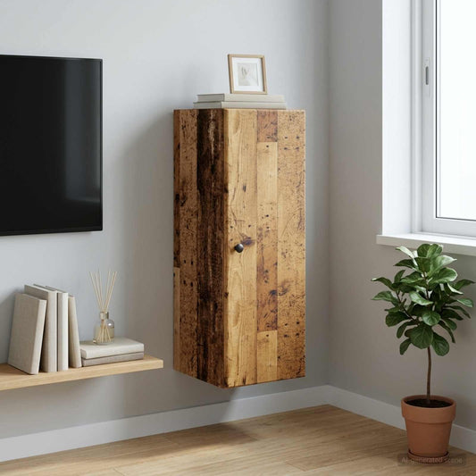 Mobiletto a muro Legno antico 33 x 34,5 x 90 cm | homemem39