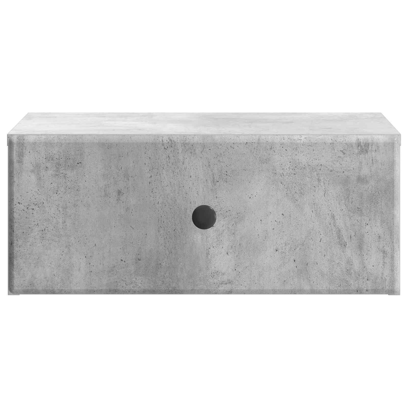 Mobiletto da notte a muro Grigio Cemento 49 x 34,5 x 20 cm | homemem39