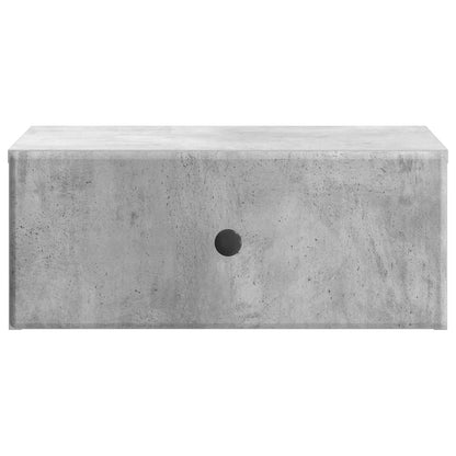 Mobiletto da notte a muro Grigio Cemento 49 x 34,5 x 20 cm | homemem39